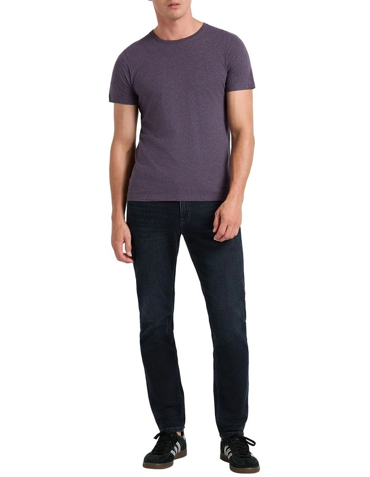 Jordan Slim Leg Jean in Blue/Black image 1