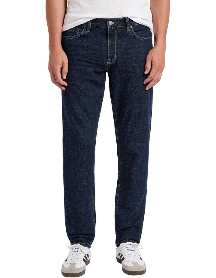 Crosby Tapered Leg Jean in Dark Indigo image 2