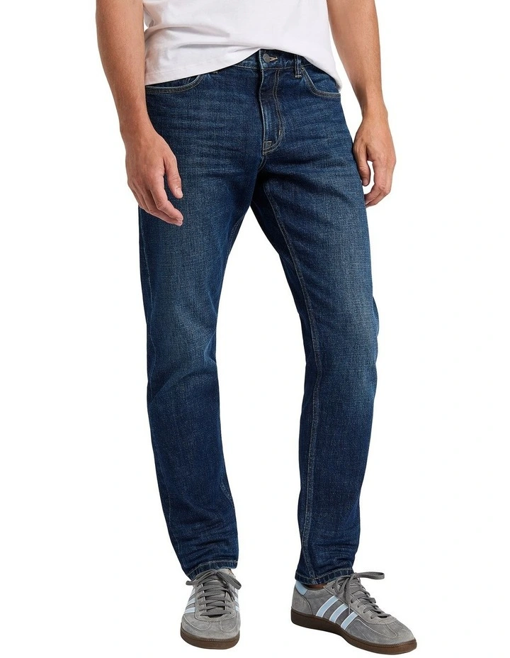 Crosby Tapered Leg Jean in Vintage Blue image 1