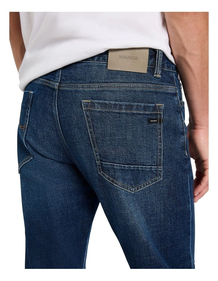 Crosby Tapered Leg Jean in Vintage Blue image 3