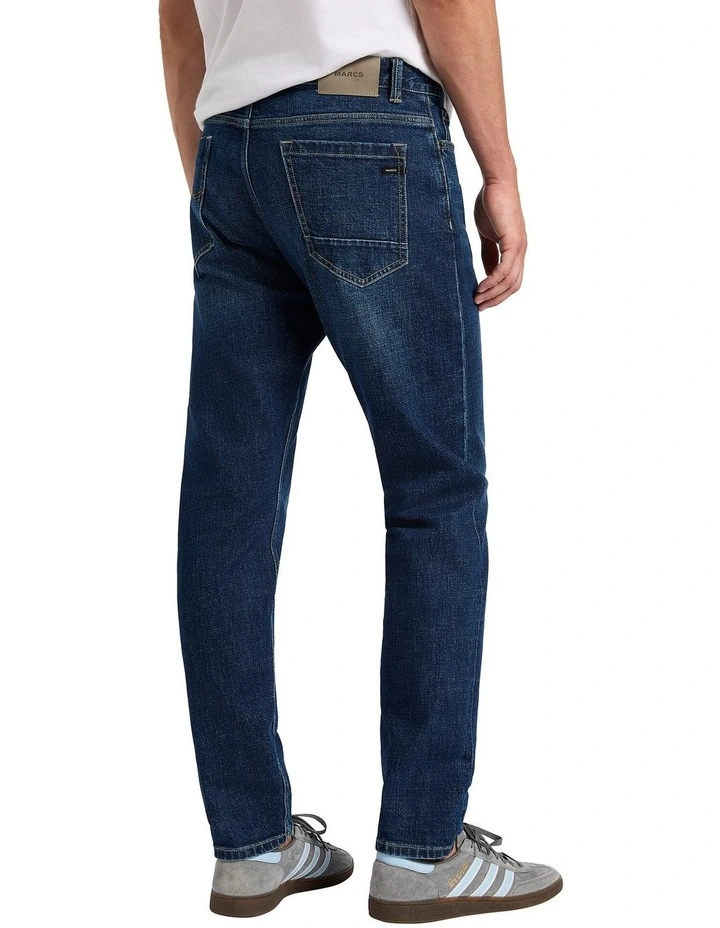 Crosby Tapered Leg Jean in Vintage Blue image 4