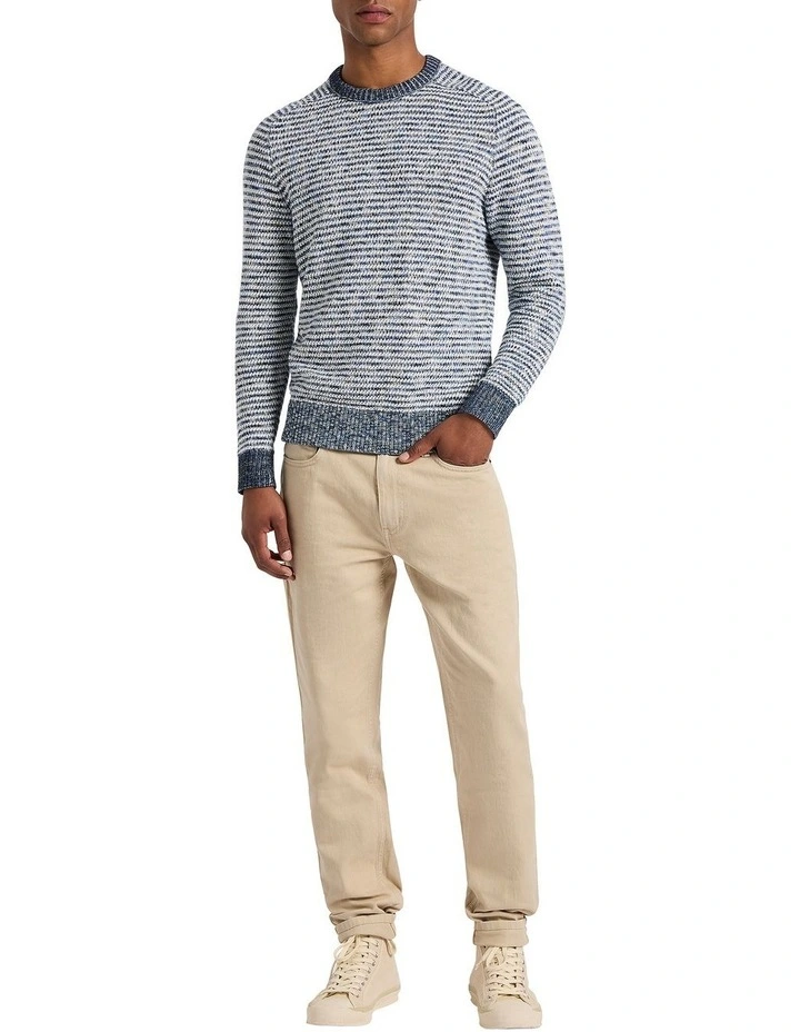 Crosby Tapered Leg Jean in Stone image 1