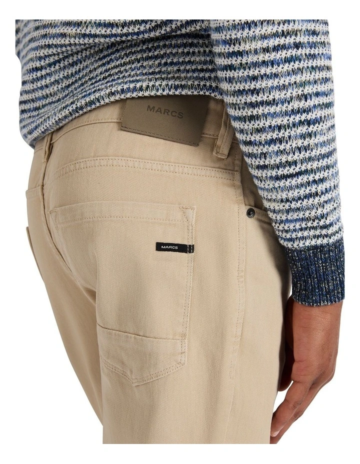 Crosby Tapered Leg Jean in Stone image 3