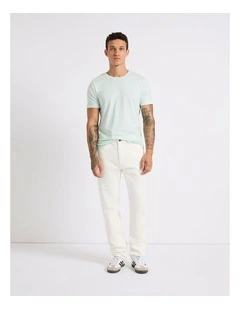 Hugo Relaxed Fit Jean in Ivory