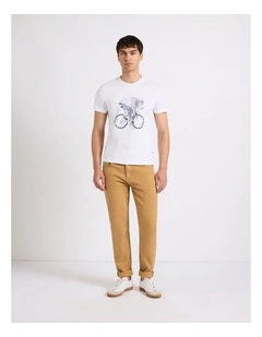 Jordan Garment Dyed Jean in Cinnamon