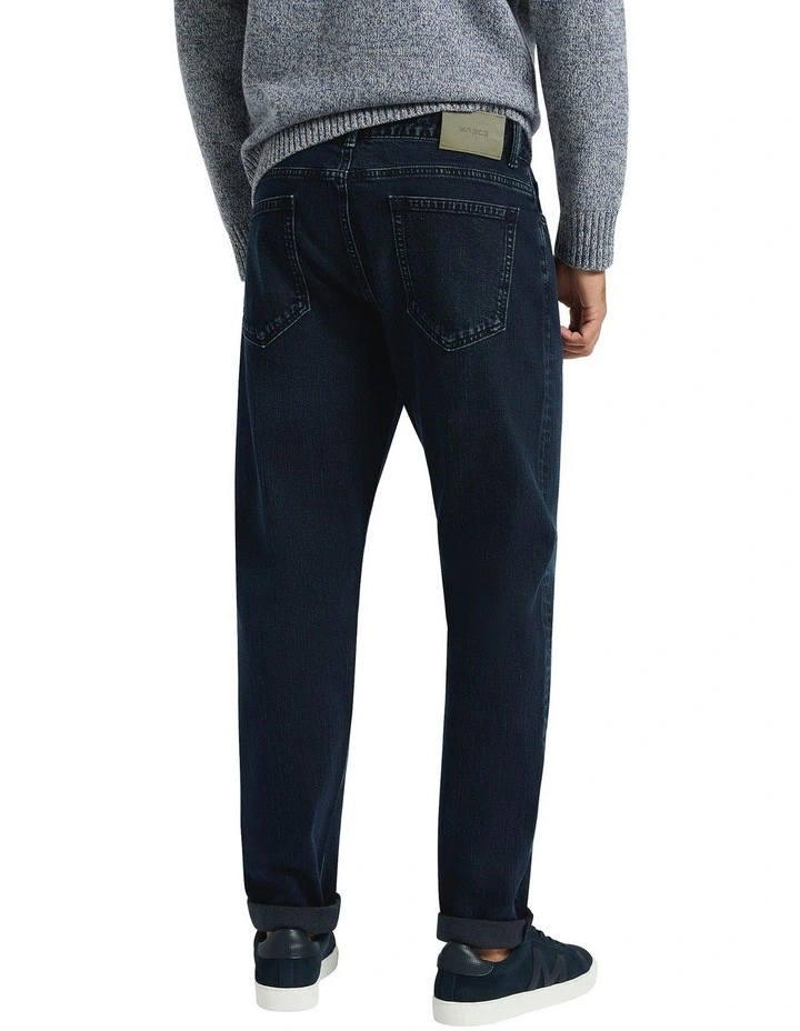 Crosby Tapered Leg Jean in Blue/Black image 4