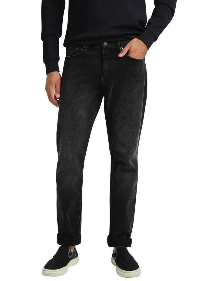 Jordan Slim Fit Jean in Black image 2
