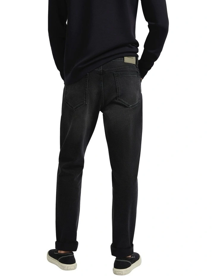 Jordan Slim Fit Jean in Black image 4
