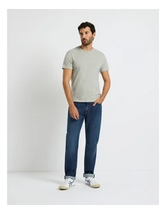 Hugo Relaxed Fit Jean in Vintage Blue