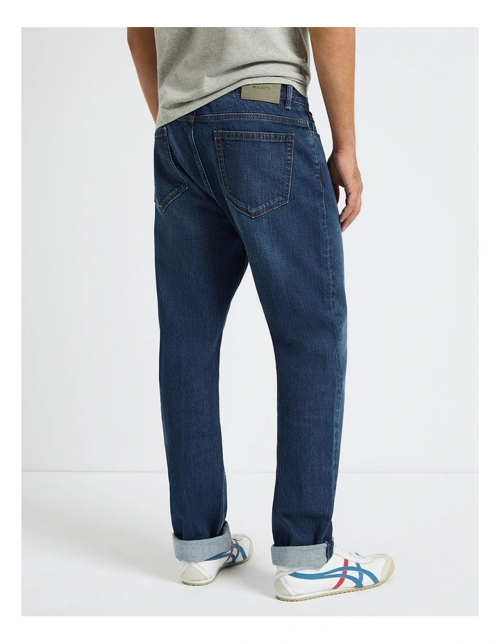 Hugo Relaxed Fit Jean in Vintage Blue image 4