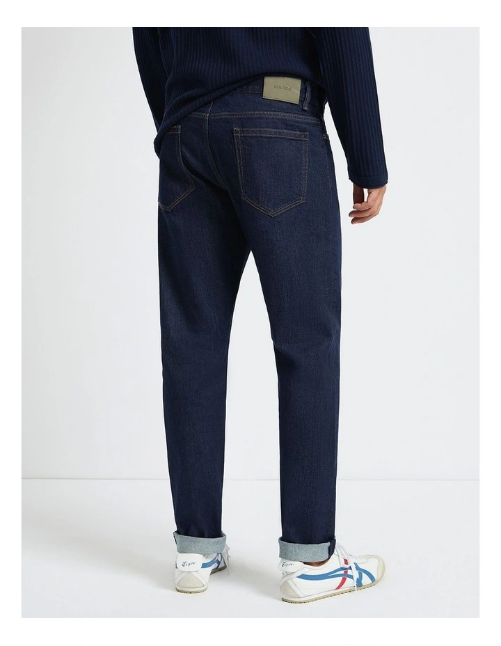 Crosby Tapered Leg Jean in Rinse Indigo image 3