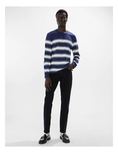 Jordan Slim Leg Jean in Black