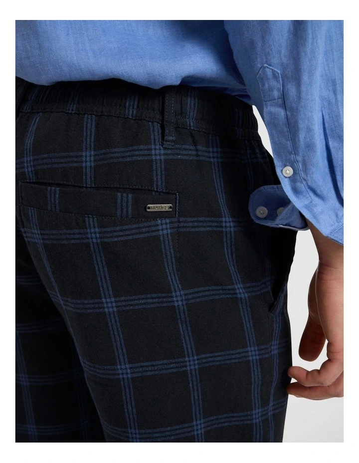 Colonel Cotton Linen Pant in Dark Navy image 4