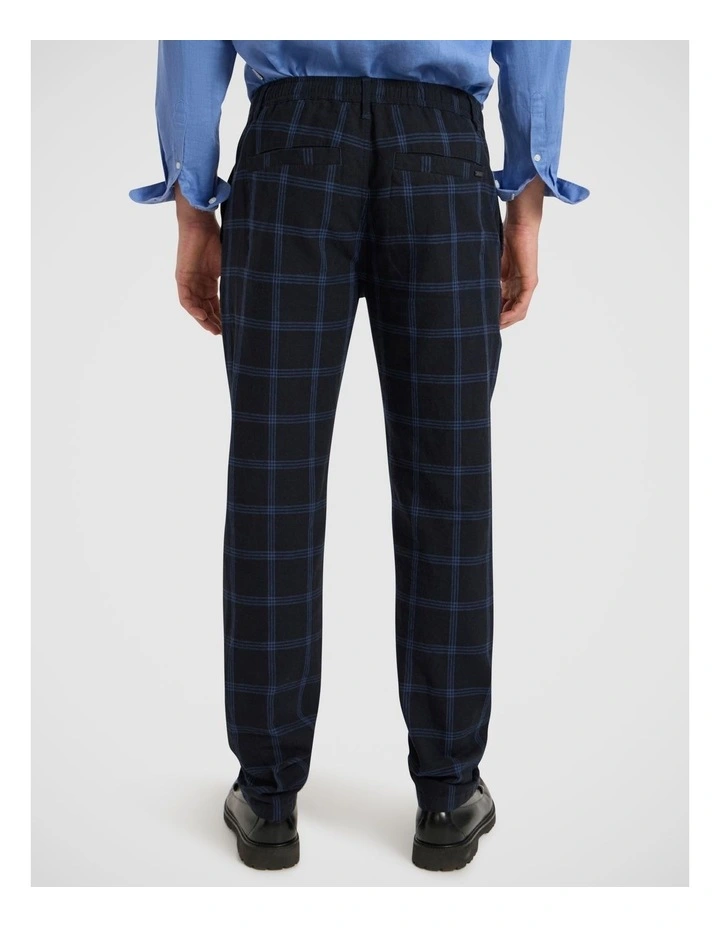 Colonel Cotton Linen Pant in Dark Navy image 5