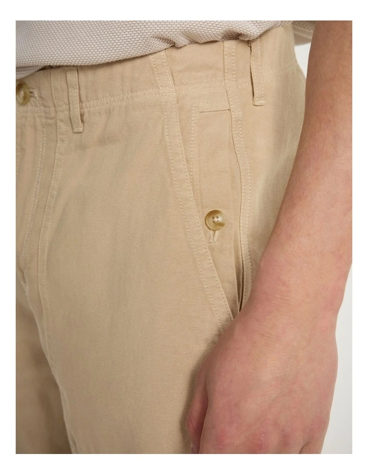 Romagna Utility Pant in Latte image 3
