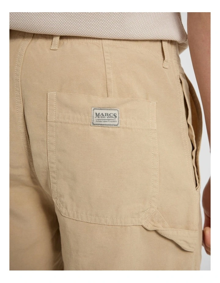 Romagna Utility Pant in Latte image 4