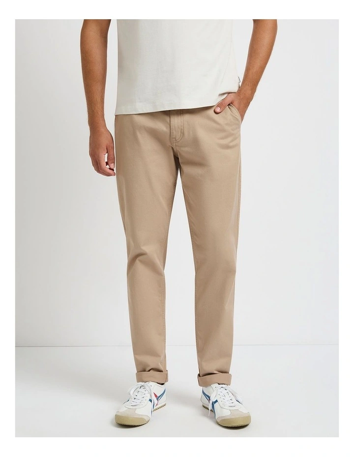 Brayden Slim Fit Chino Pant in Bister image 2