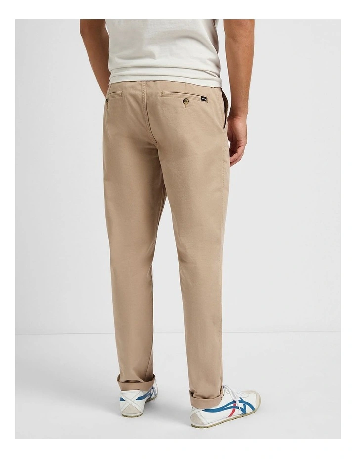 Brayden Slim Fit Chino Pant in Bister image 3