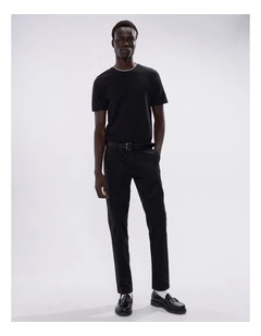 Brayden Slim Fit Chino Pant in Jet Black