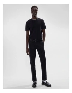 Brayden Slim Fit Chino Pant in Jet Black