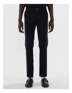 Brayden Slim Fit Chino Pant in Jet Black