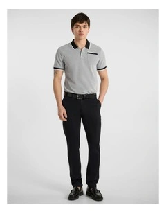 Brayden Slim Fit Chino Pant in Jet Black