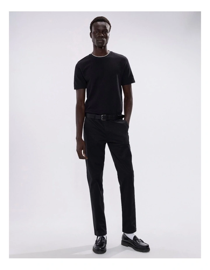 Brayden Slim Fit Chino Pant in Jet Black image 1