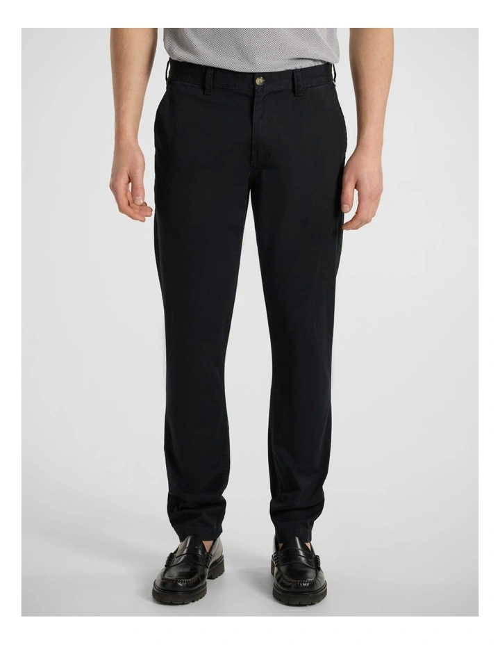 Brayden Slim Fit Chino Pant in Jet Black image 2