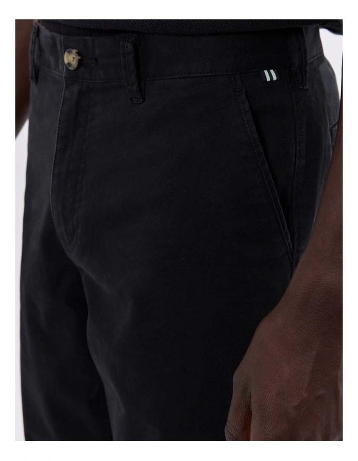 Brayden Slim Fit Chino Pant in Jet Black image 2