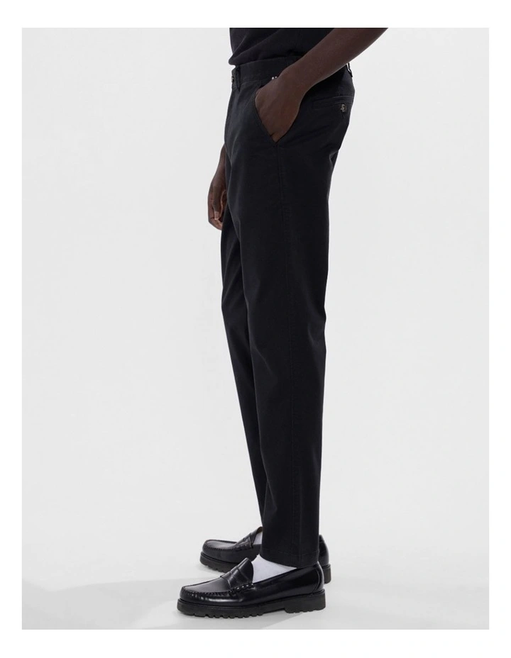 Brayden Slim Fit Chino Pant in Jet Black image 5