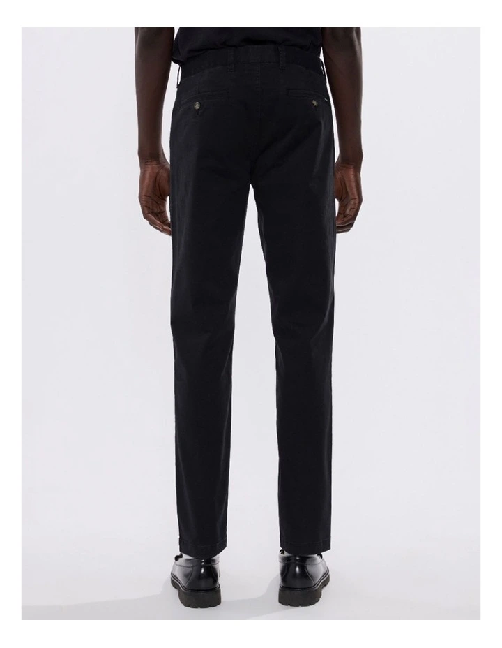 Brayden Slim Fit Chino Pant in Jet Black image 5