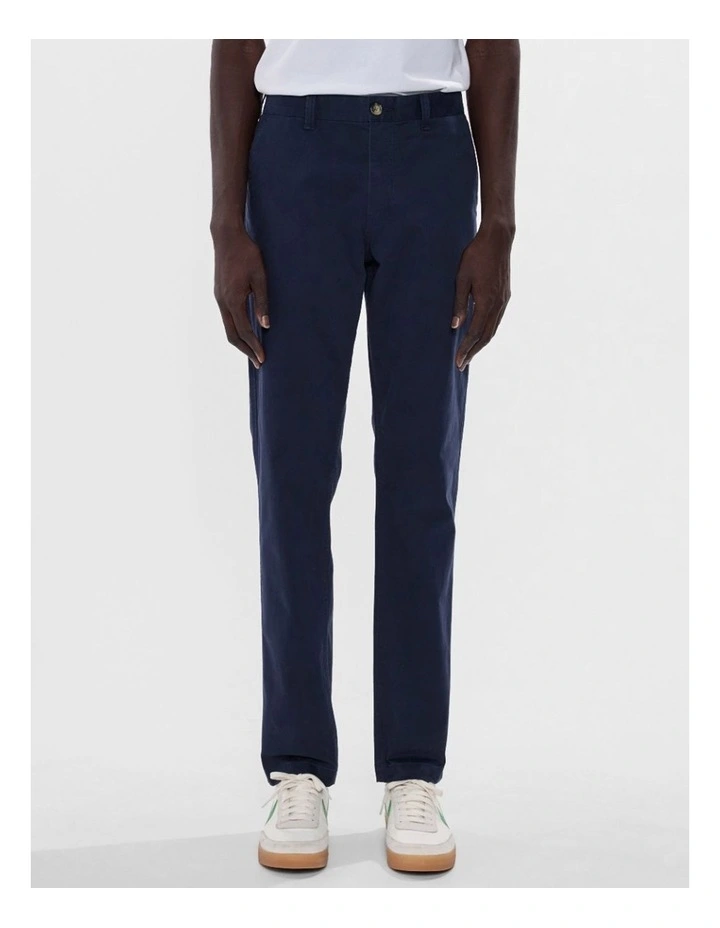 Brayden Slim Fit Chino Pant in Navy image 3