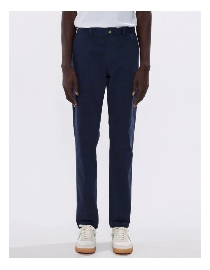 Brayden Slim Fit Chino Pant in Navy image 3