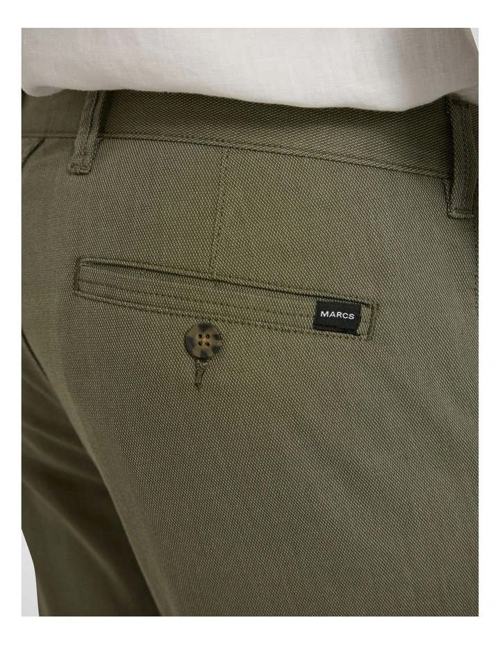 Brayden Textured Chino Pant in Dark Olive image 4