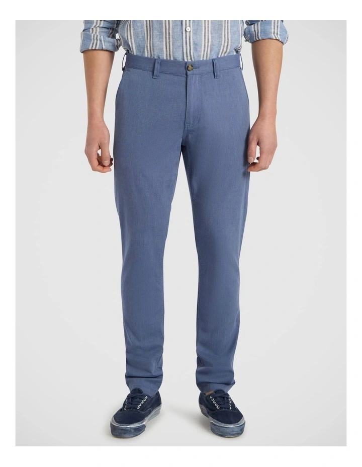 Brayden Textured Chino Pant in Navy image 2