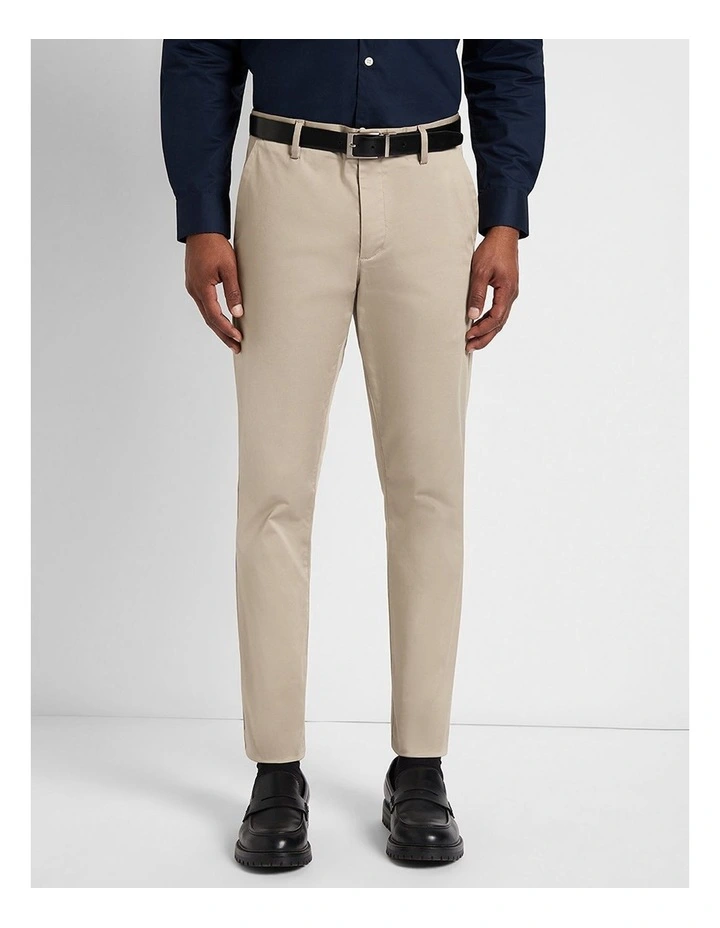 Baltic Stretch Chino Pant in Pebble image 2