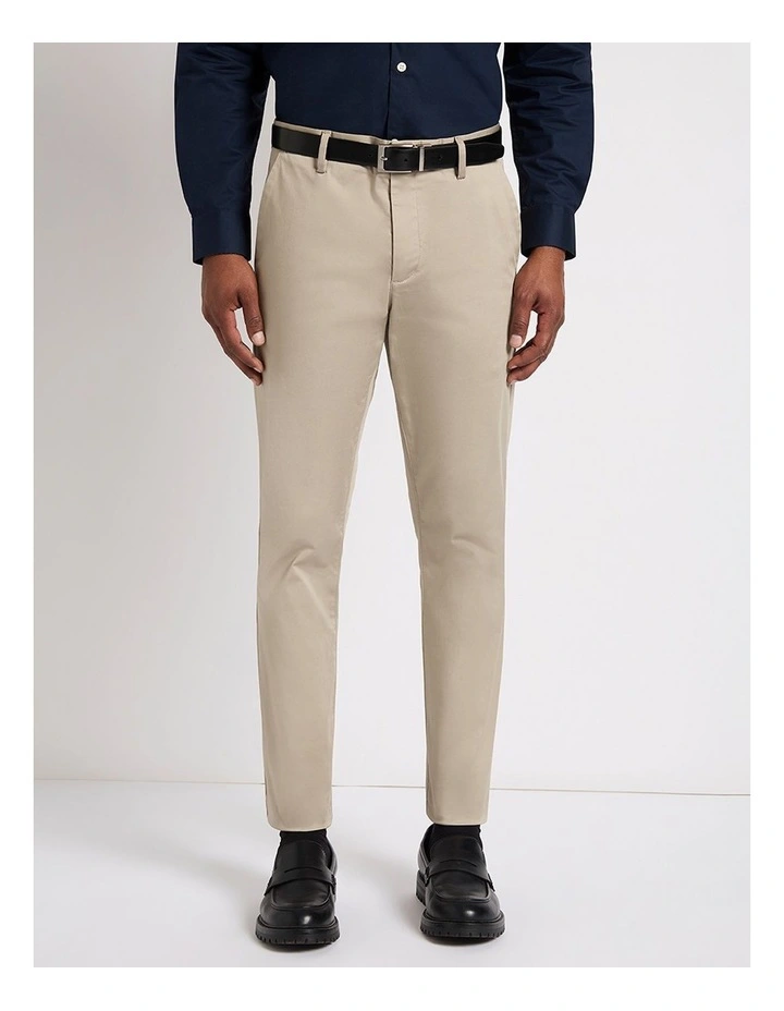 Baltic Stretch Chino Pant in Pebble image 2