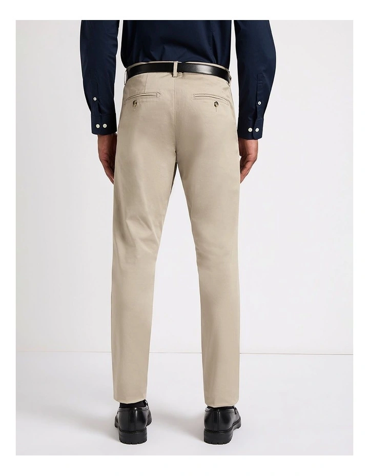 Baltic Stretch Chino Pant in Pebble image 3