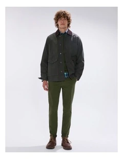 Brayden Slim Fit Chino Pant in Dark Forest