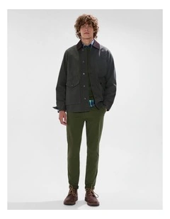 Brayden Slim Fit Chino Pant in Dark Forest