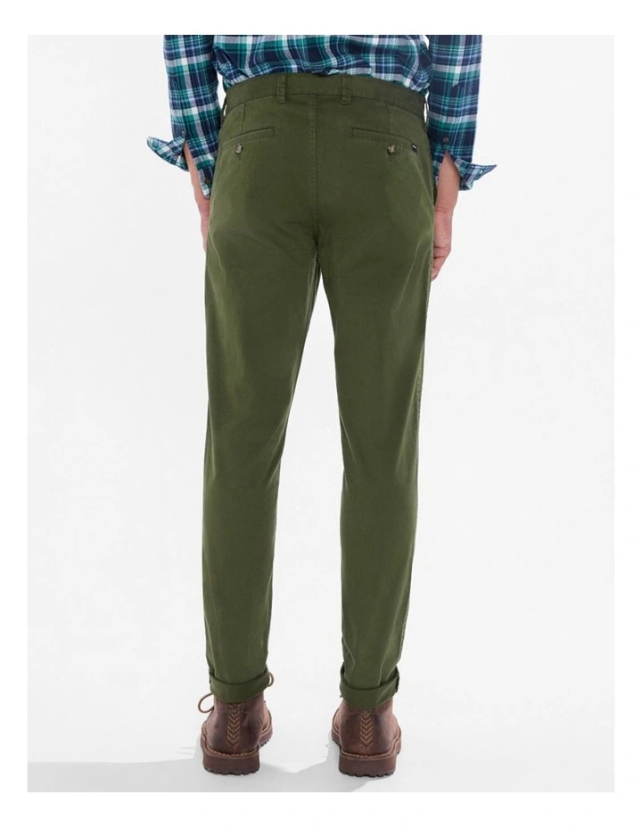 Brayden Slim Fit Chino Pant in Dark Forest image 3