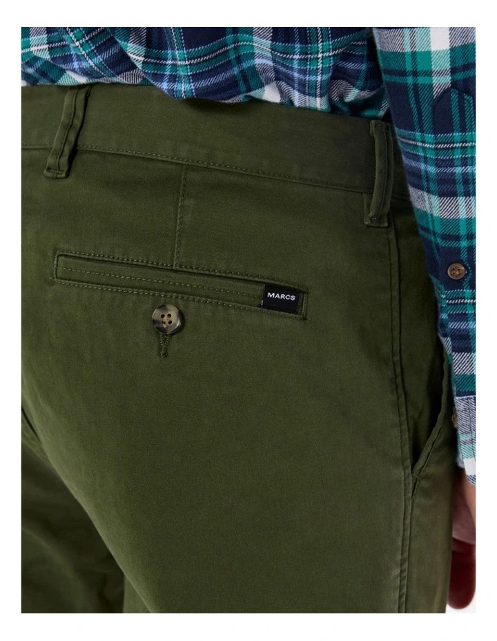 Brayden Slim Fit Chino Pant in Dark Forest image 4