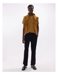 Dave Slim Fit Pant in Black
