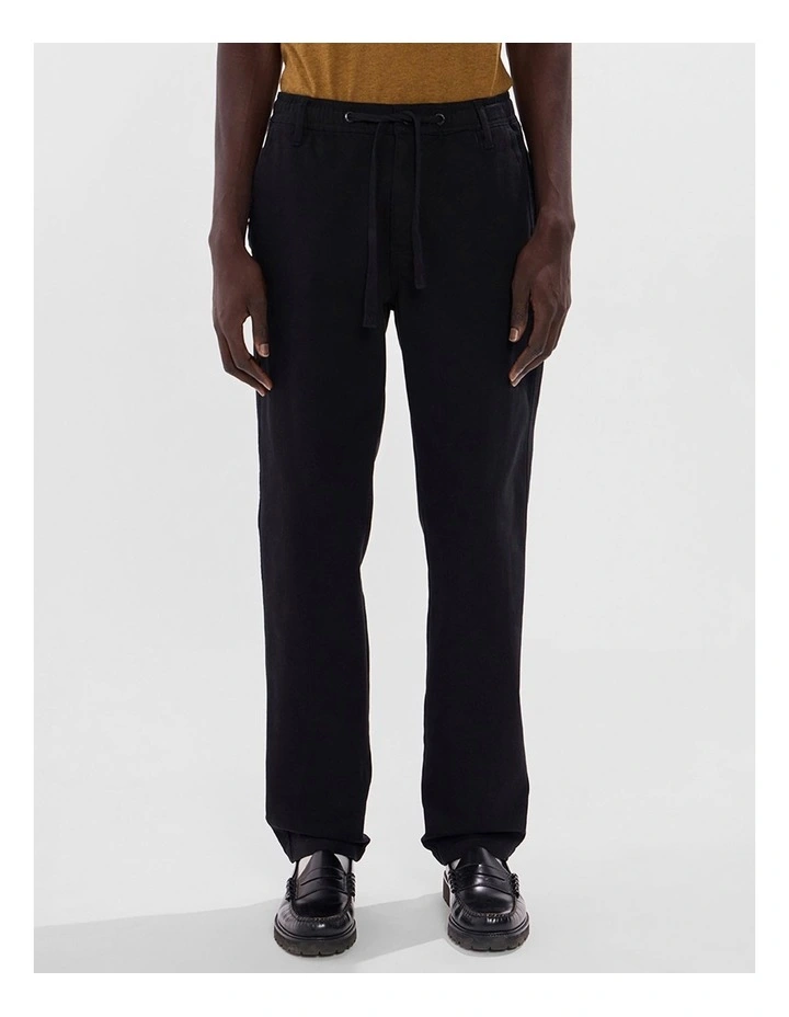 Dave Slim Fit Pant in Black image 1