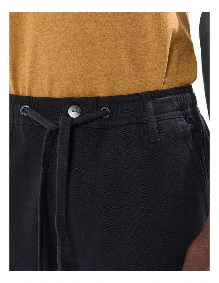 Dave Slim Fit Pant in Black image 4