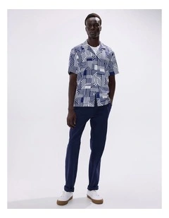 Dave Slim Fit Pant in Navy