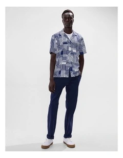 Dave Slim Fit Pant in Navy