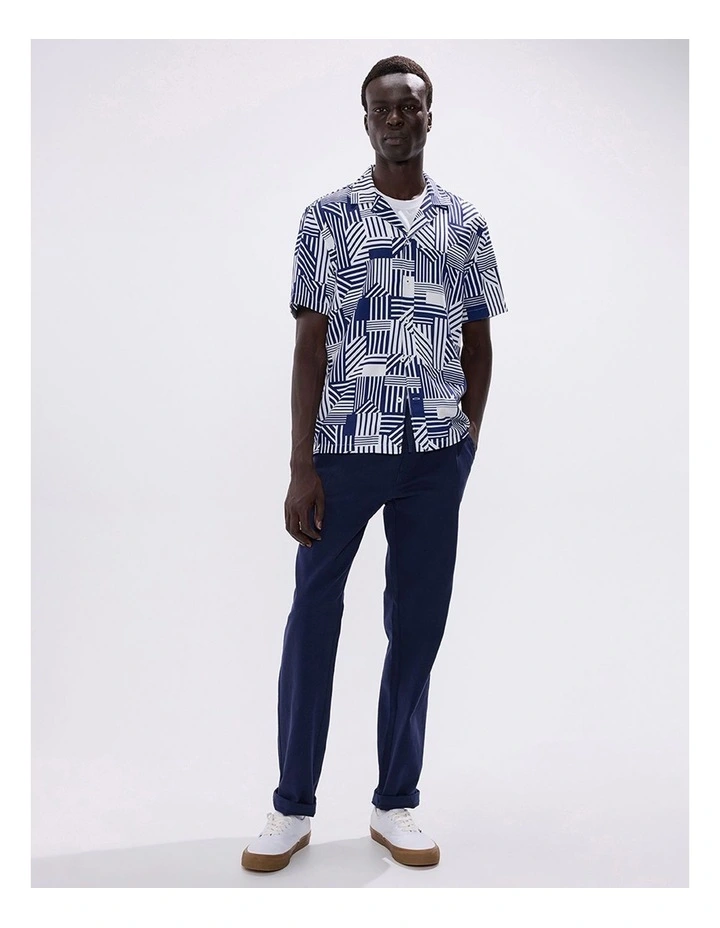 Dave Slim Fit Pant in Navy image 1