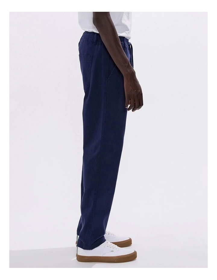 Dave Slim Fit Pant in Navy image 2