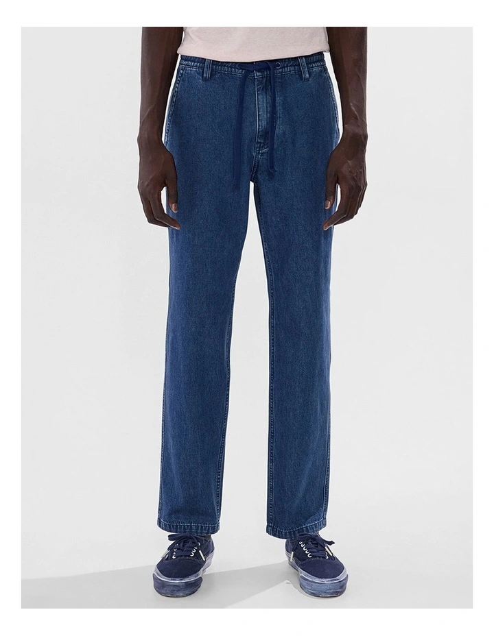 Zach Slim Fit Pant in Rinse Wash image 4